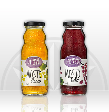 Zuvit Mosto blanco y tinto en botella de 20cl